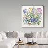 Trademark Fine Art Janneke Brinkman-Salentijn 'Purple February Bouquet' Canvas Art, 35x35 ALI29768-C3535GG